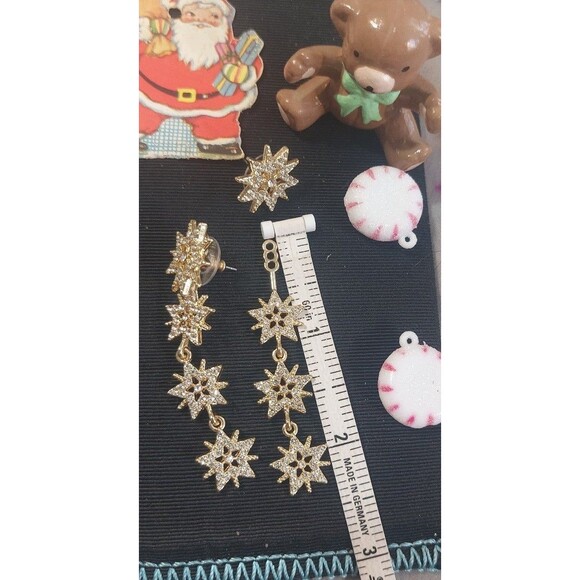 Sugarfix by baublebar snowflake earrings adjustable wear 2 ways - Picture 8 of 8